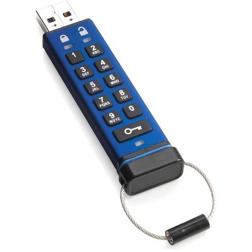 ISTORAGE DATASHUR PRO FIPS 140-2 LEVEL 3 SECURE PIN PROTECTED FLASH DRIVE-64GB