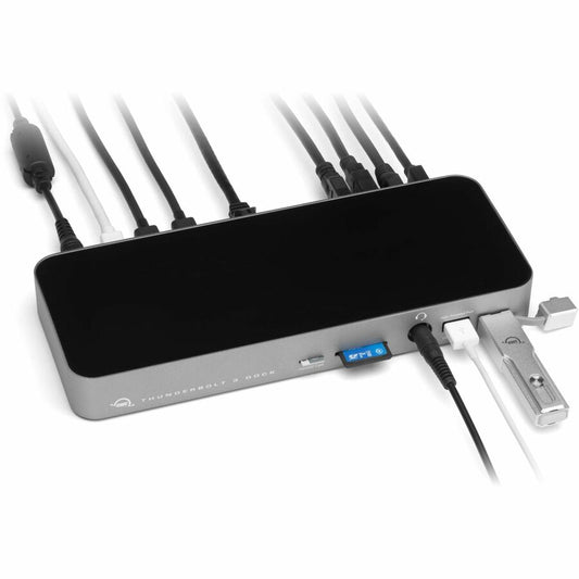 OWC 14-Port Thunderbolt Dock for Mac/PC with 85W Power - Thunderbolt 3 - Ethernet - Reader - USB - Audio