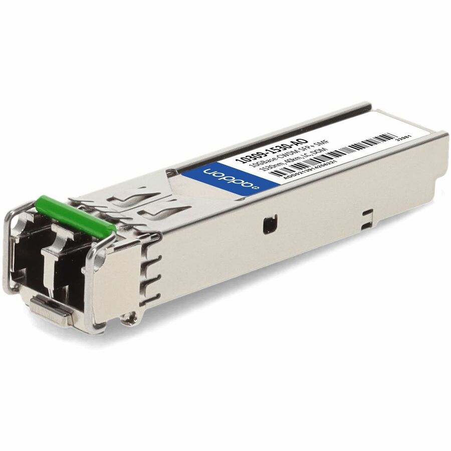 AddOn Extreme Networks&reg; 10309-1530 Compatible TAA 10GBase-CWDM SFP+ Transceiver (SMF, 1530nm, 40km, LC, DOM)