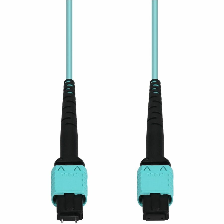 AddOn 3m MPO/UPC (Male) to MPO/UPC Aqua OM4 OFNR (Riser-Rated) 12-Strand Fiber Patch Cable