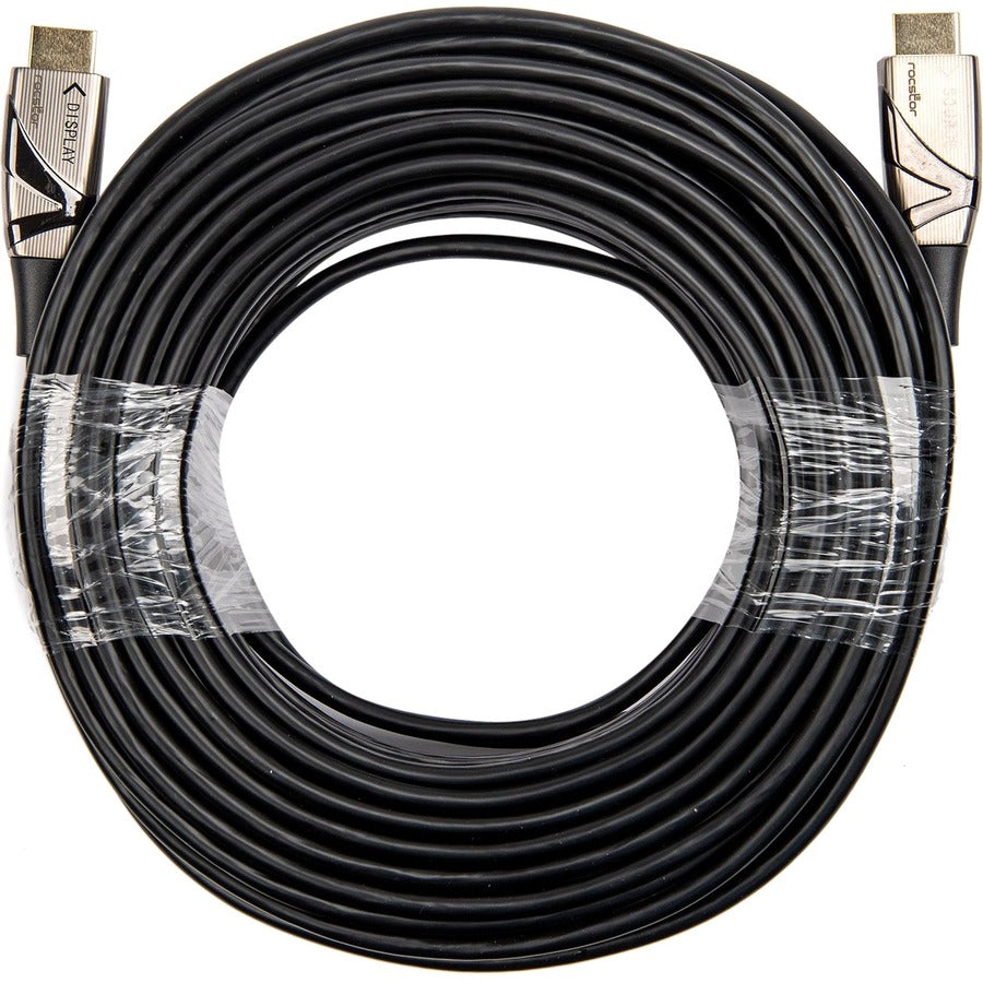 Rocstor Premium 100ft 4K High Speed HDMI to HDMI M/M Cable - Ultra HD HDMI 2.0 Supports 4k x 2k at 60Hz with resolutions up to 3840x2160p and 18Gbps Bandwidth - HDMI 2.0 to HDMI 2.0 Male/Male - HDMI 2.0 for HDTV, DVD Player - 100ft (30.5m) - 1 Retail Pack