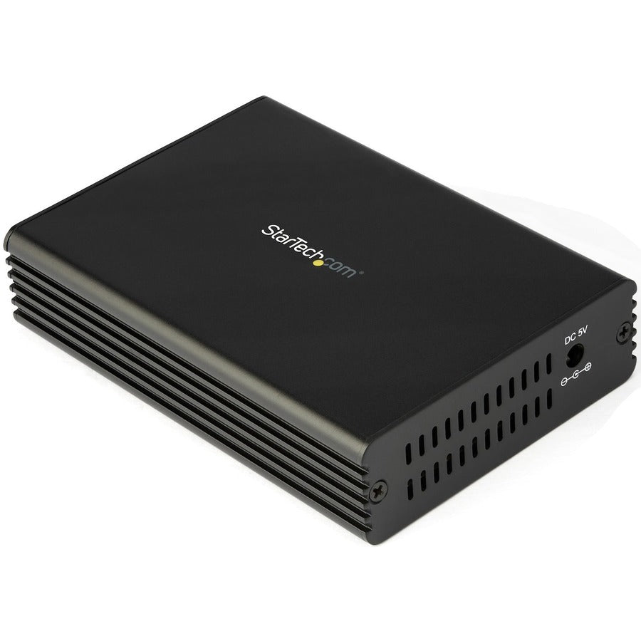 StarTech 10GbE Fiber Ethernet Media Converter 10GBASE-T- SFP to RJ45 Single Mode/Multimode Fiber to Copper Bridge 10Gbps Network