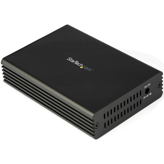 StarTech 10GbE Fiber Ethernet Media Converter 10GBASE-T- SFP to RJ45 Single Mode/Multimode Fiber to Copper Bridge 10Gbps Network