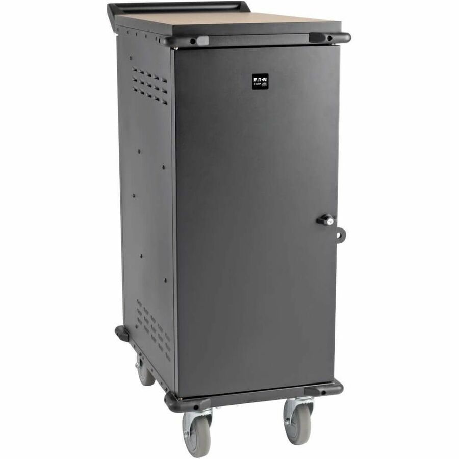 Eaton Tripp Lite Series 21-Device AC Charging Cart for Laptops and Chromebooks - 120V, NEMA 5-15P, 10 ft. (3.05 m) Cord, Black