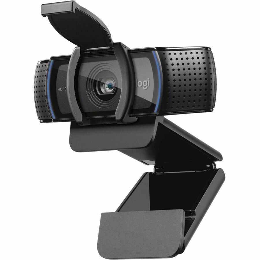 Logitech C920S Full HD Pro Webcam, 1080p/30fps Video Calling, Clear Stereo Audio, Light Correction, Privacy Shutter
