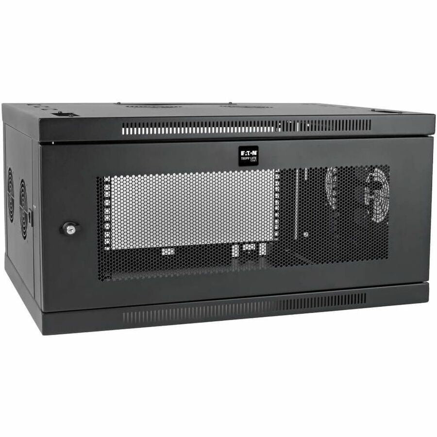 Tripp Lite by Eaton SmartRack 6U Low-Profile Switch-Depth-Plus Wall-Mount Mini Rack Enclosure Wide