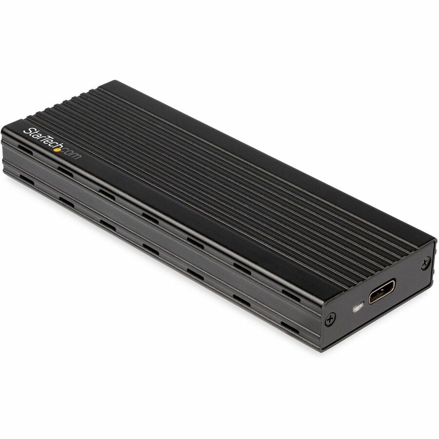 StarTech USB-C (10Gbps) to M.2 NVMe SSD Enclosure, Portable M.2 PCIe Aluminum Case, 1GB/s Read & Write, Mac & PC, TAA