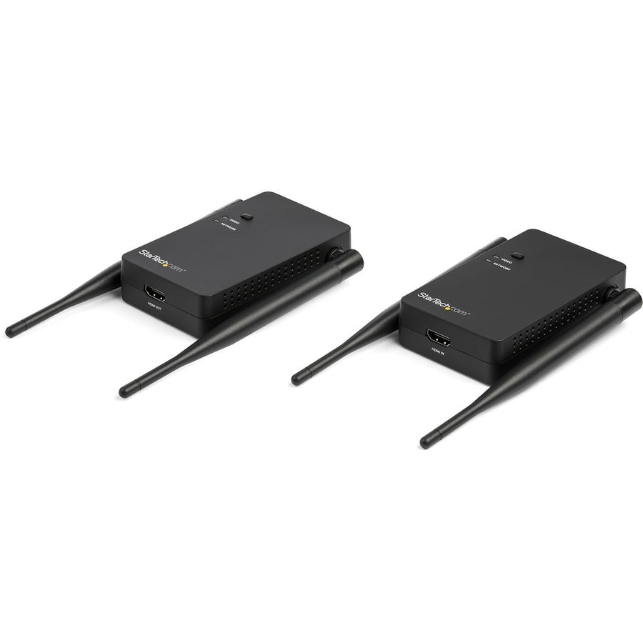 StarTech Wireless HDMI Transmitter and Receiver Kit - 656 ft. - 1080p - HDMI over Wireless Extender - 2-Channel Audio Support - Low Latency - Wireless Long-Range Extension up to 200 m
