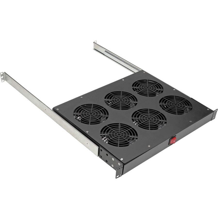 Tripp Lite by Eaton Fan Tray for 19 in. Racks - 1U 6 120V High-Performance Fans 576 CFM C14 Inlet