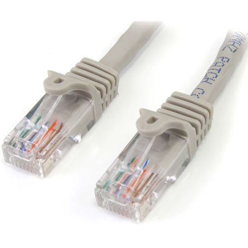 StarTech 100 ft Gray Snagless Cat5e UTP Patch Cable