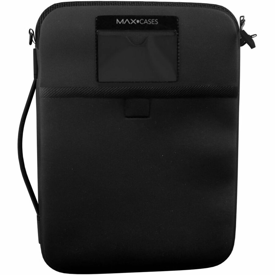 NEOPRENE SLEEVE VERTICAL 11 W/POCKET - (SHOULDER STRAP OPTIONAL) (BLACK)
