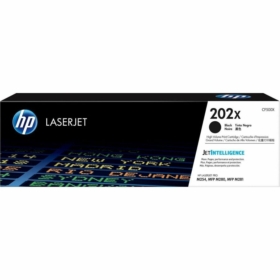 HP 202X Original High Yield Laser Toner Cartridge - Multi-pack - Cyan, Magenta, Yellow - 1 Carton