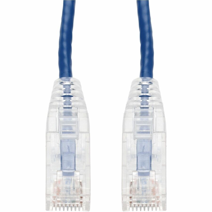 AddOn 55ft Blue CAT6 Slim PVC Ethernet Cable Snagless Clear-Claw RJ-45 M/M CAT 6