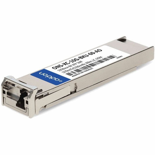 AddOn Cisco ONS-XC-10G-BXU-60 Compatible TAA Compliant 10GBase-BX XFP Transceiver (SMF, 1270nmTx/1330nmRx, 60km, LC, DOM)