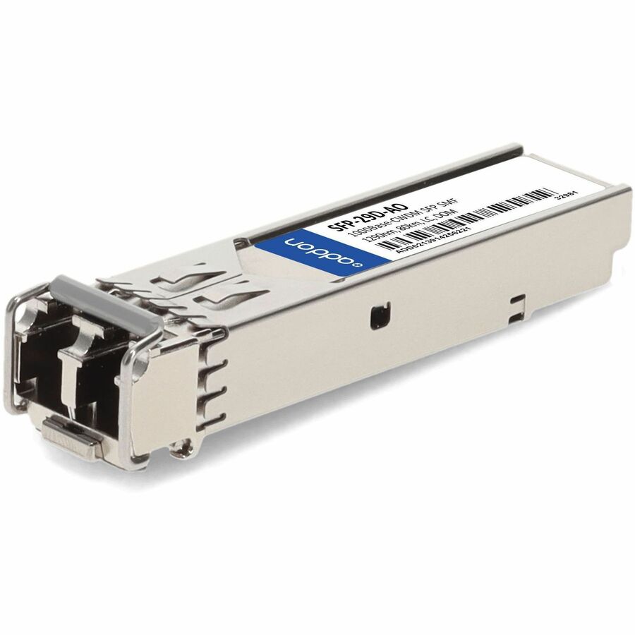 AddOn Rad&reg; SFP-29D Compatible TAA 1000Base-CWDM SFP Transceiver (SMF, 1290nm, 80km, LC, DOM)