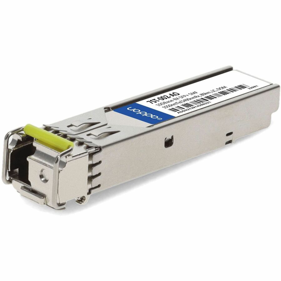 AddOn Accedian&reg; 7ST-002 Compatible TAA 10GBase-BX SFP+ Transceiver (SMF, 1550nmTx/1490nmRx, 80km, LC, DOM, -40 to 85C)