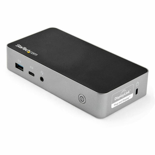 StarTech USB-C Dock - Dual Monitor 1080p HDMI Laptop Docking Station - 65W Power Delivery - 1x USB-C, 3x USB-A, GbE - Mac & Windows