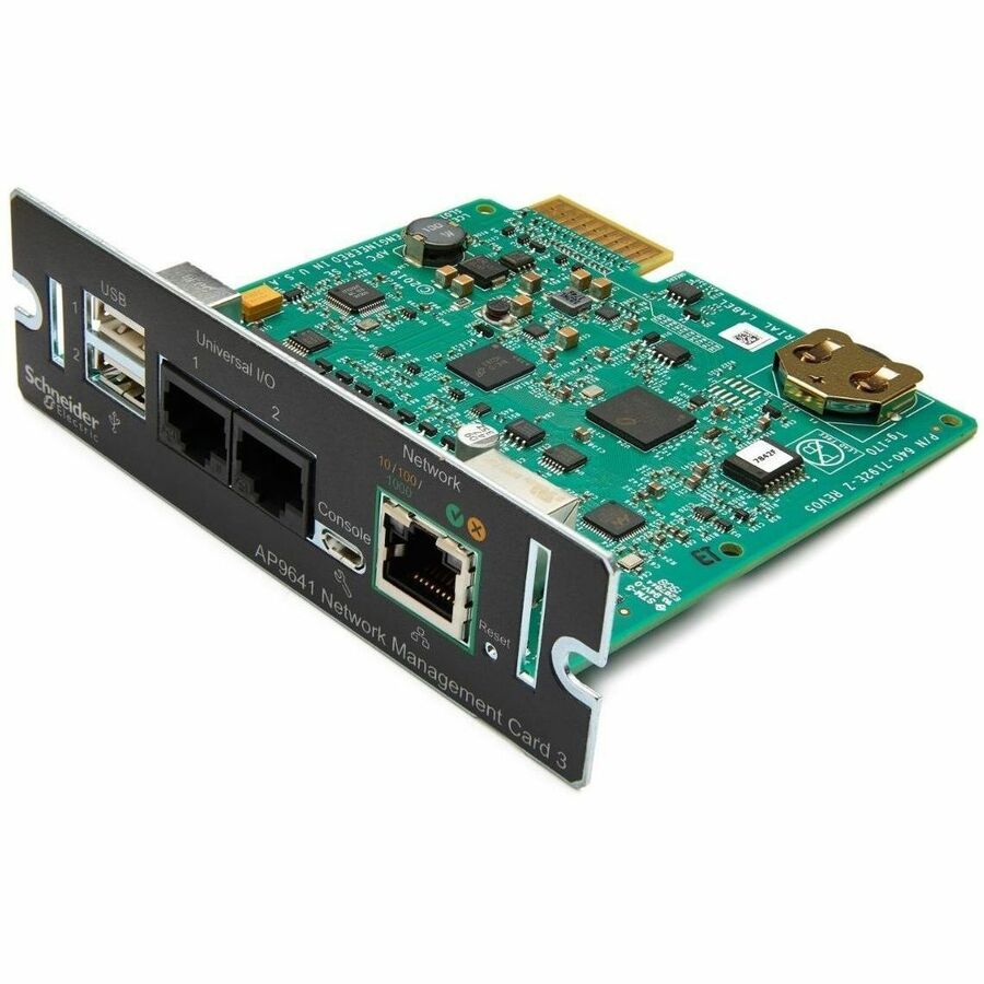 Schneider Electric Device monitoring and management, Network Management Cards, NMC3 with Environmental Monitoring, secure remote UPS monitoring and management