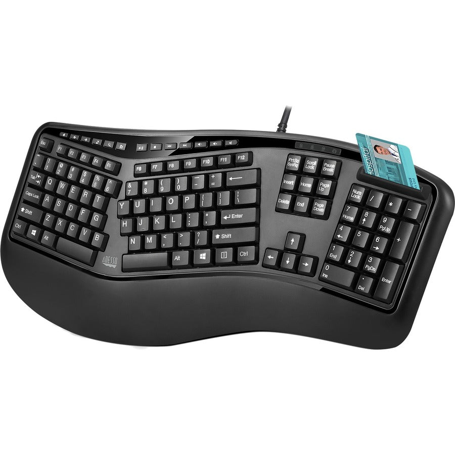 Ergo Keyboard with Card Reader