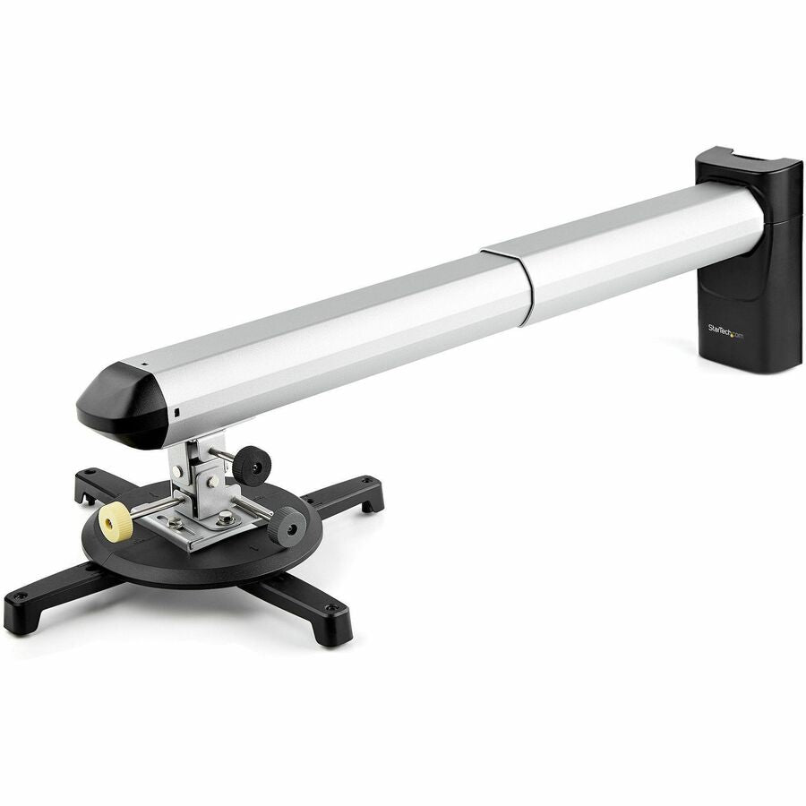 StarTech Universal Projector Wall Mount, Short/Ultra Short Throw, Adjustable 16.5-27.7" From Wall, 33lb/15kg, Tilt/Swivel/Rotate, TAA