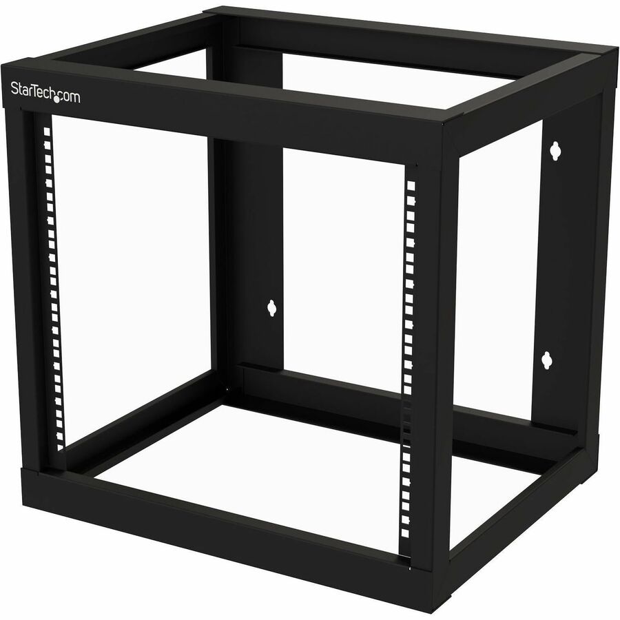 StarTech 2-Post 9U Heavy-Duty Wall-Mount Network Rack, 19" Open Frame Server Rack for Computer Equipment, Wall Mount Data Rack