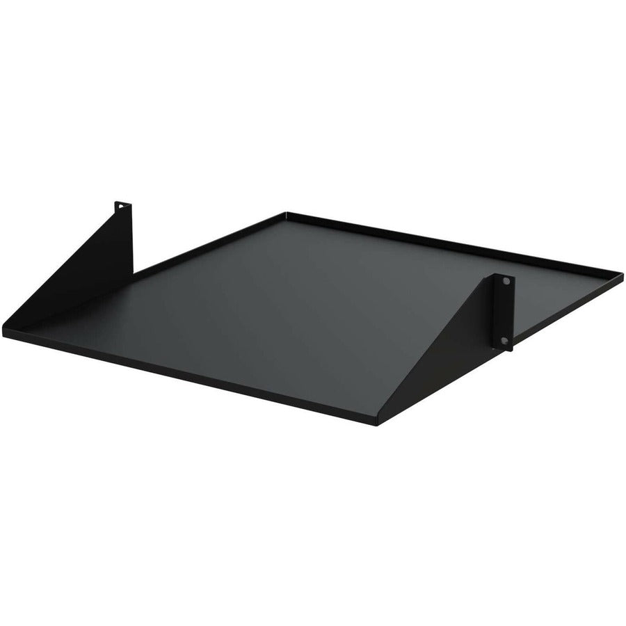 StarTech 2U 19" 2-Post Network Rack Shelf 20in Deep Center Mount Cantilever Tray Rackmount for AV/Data Equipment 75lb Capacity