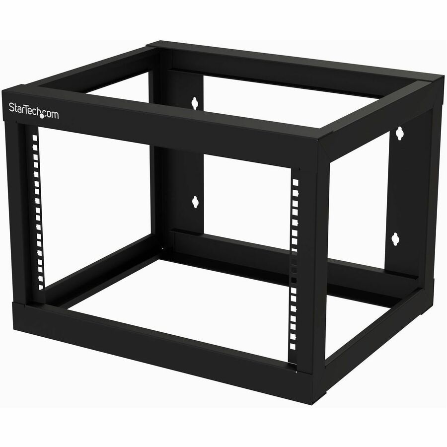 StarTech 2-Post 6U Heavy-Duty Wall-Mount Network Rack, 19" Open Frame Server Rack for Computer Equipment, Wall Mount Data Rack