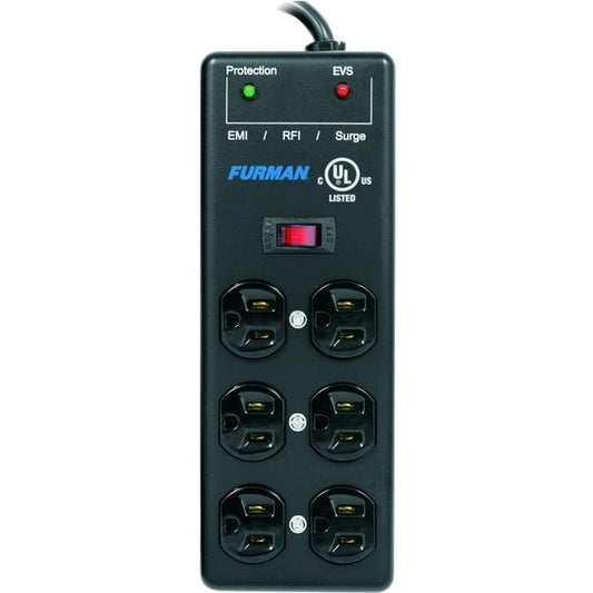 Furman Pro Plugs SS-6B-PRO 6-Outlet Power Conditioner with EVS Voltage Protection & EMI/RFI Filtration