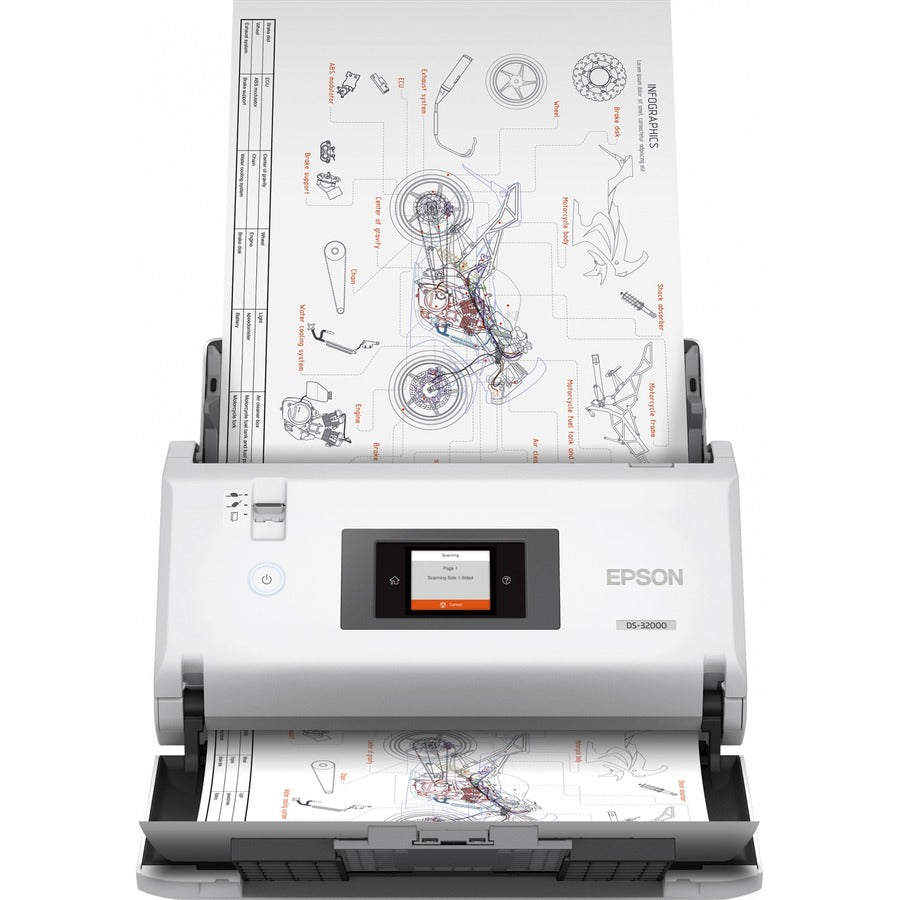 Epson DS-32000 Large Format Sheetfed Scanner - 1200 dpi Optical