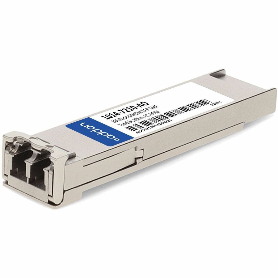 AddOn Optelian&reg; 1014-7210 Compatible TAA 10GBase-DWDM Tunable XFP Transceiver (SMF, Tunable, 80km, LC, DOM)