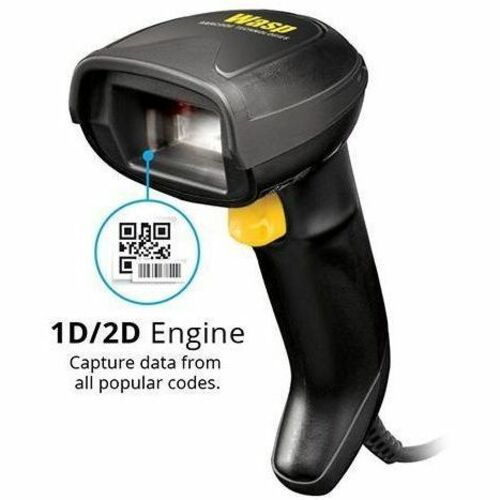 Wasp WDI4700 Industrial 2D Barcode Scanner w/USB cable