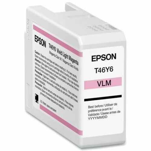 Epson UltraChrome PRO T46Y Original Inkjet Ink Cartridge - Vivid Light Magenta Pack