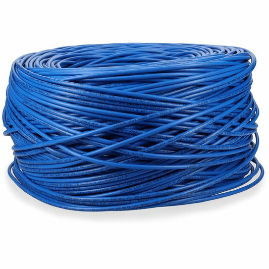 1000FT NON-TERMINATED BLUE CAT6 PLENUM-RATED BULK CABLE