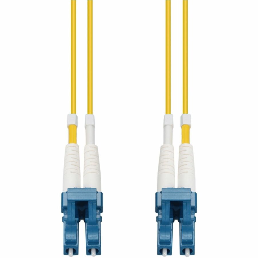 AddOn 55m LC to LC Yellow OS2 Duplex OFNR (Riser-Rated) SMF (Single Mode) Fiber Patch Cable, 9/125