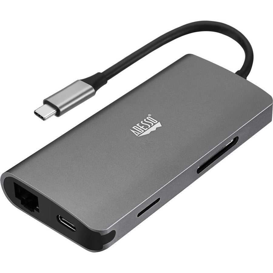 Adesso 8-in-1 USB-C Multi-Port Docking Station