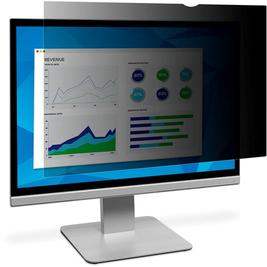 3M Privacy Filter for 21.5in Full Screen Monitor, 16:9, PF215W9E Black, Matte