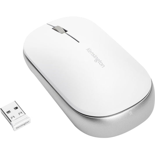White SureTrack Wireless Mouse