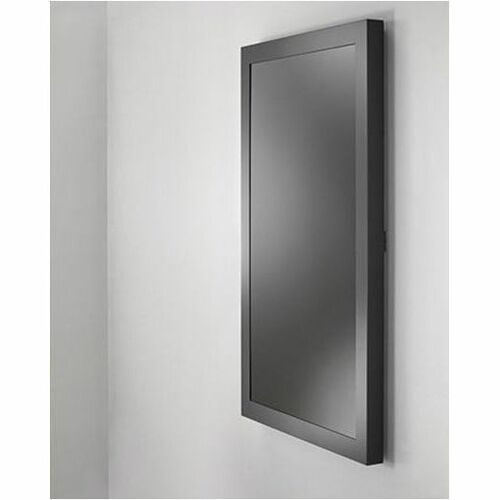 Chief Impact 43 Inch On-Wall Kiosk with Protective Glass - Portrait Orientation - Black