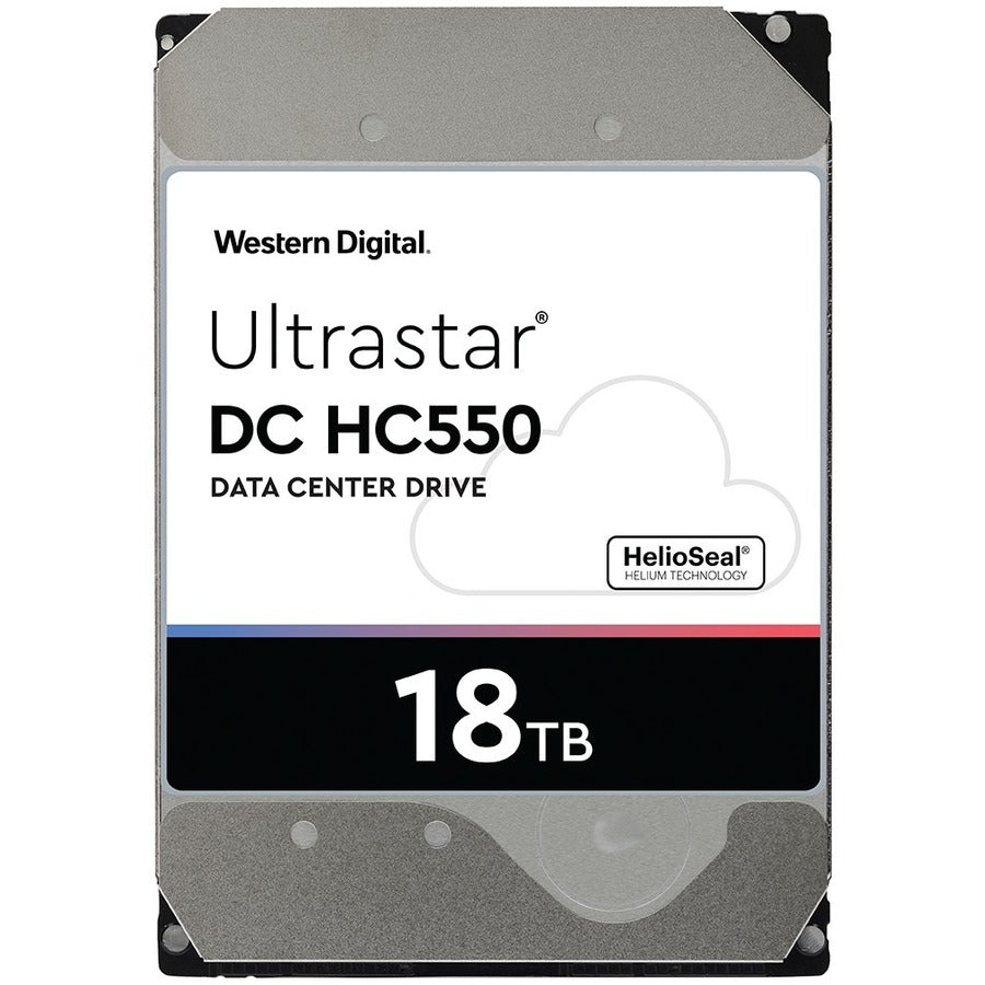 Western Digital Ultrastar DC HC550 WUH721818AL5204 18 TB Hard Drive - 3.5" Internal - SAS (12Gb/s SAS)