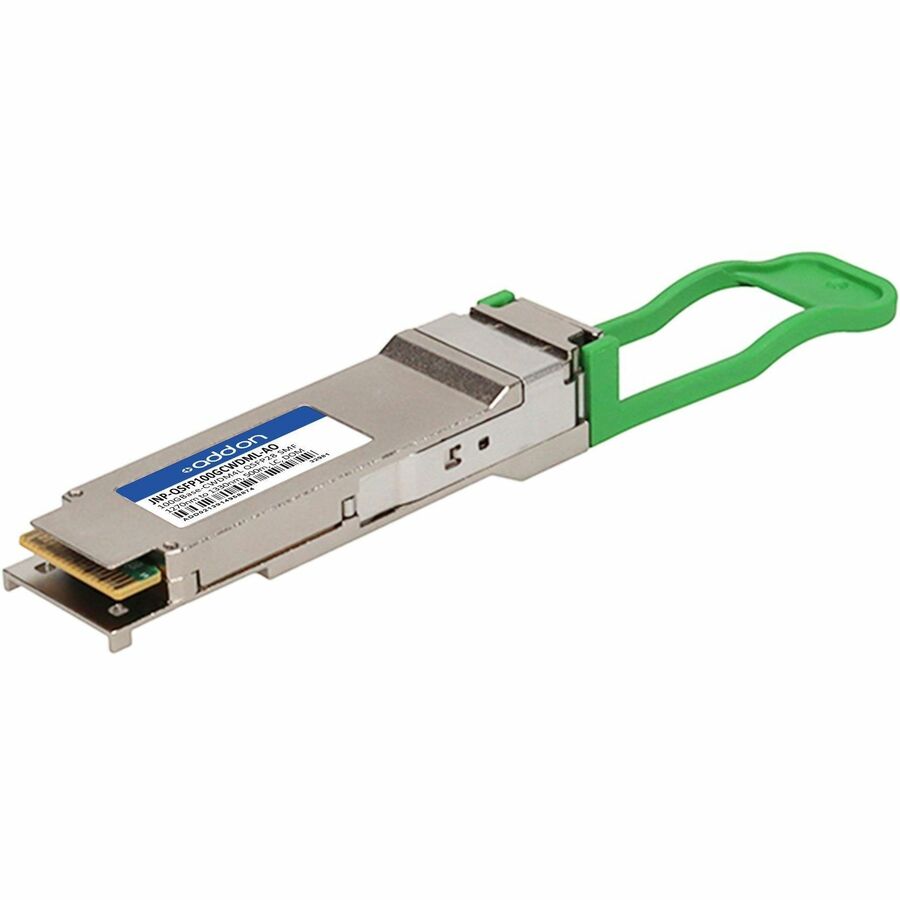 AddOn Juniper Networks&reg; JNP-QSFP-100G-CWDML Compatible TAA 100GBase-CWDM4 QSFP28 Transceiver (SMF, 1270nm to 1330nm, 500m, LC, 15 to 55C)