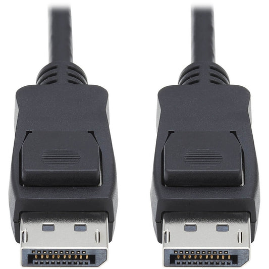 Tripp Lite by Eaton DisplayPort 1.4 Cable with Latching Connectors 8K (M/M) Black 15 ft. (4.57m)
