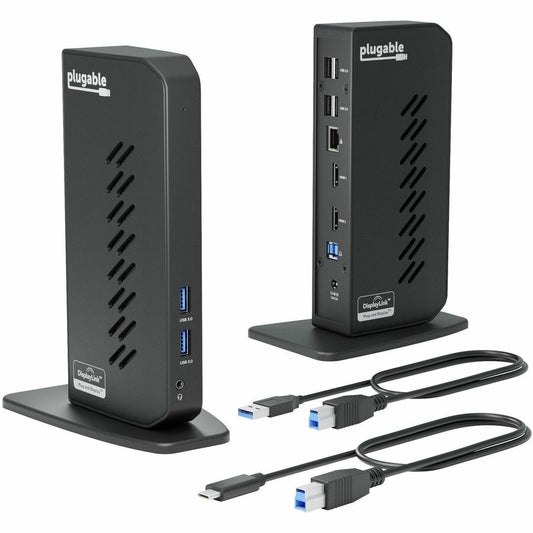 Plugable Dual 1080p HDMI Universal Docking Station for USB-C & USB 3.0 Laptop