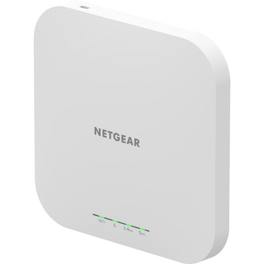 Netgear WAX610 Wi-Fi 6 IEEE 802.11 a/b/g/n/ac/ax/i 1.80 Gbit/s Wireless Access Point - Indoor