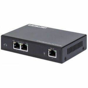 Intellinet 2-Port Gigabit Ultra PoE Extender, Adds up to 100 m (328 ft.) to PoE Range, PoE Power Budget 60 W, Two PSE Ports with 30 W Output Each, IEEE 802.3bt/at/af Compliant, Metal Housing