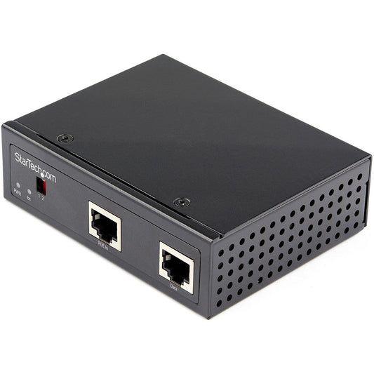 StarTech Industrial Gigabit PoE Splitter, 90W Power over Ethernet PoE++ Splitter, 12-48VDC Splitter 802.3bt Ultra PoE -40 to +75C, TAA