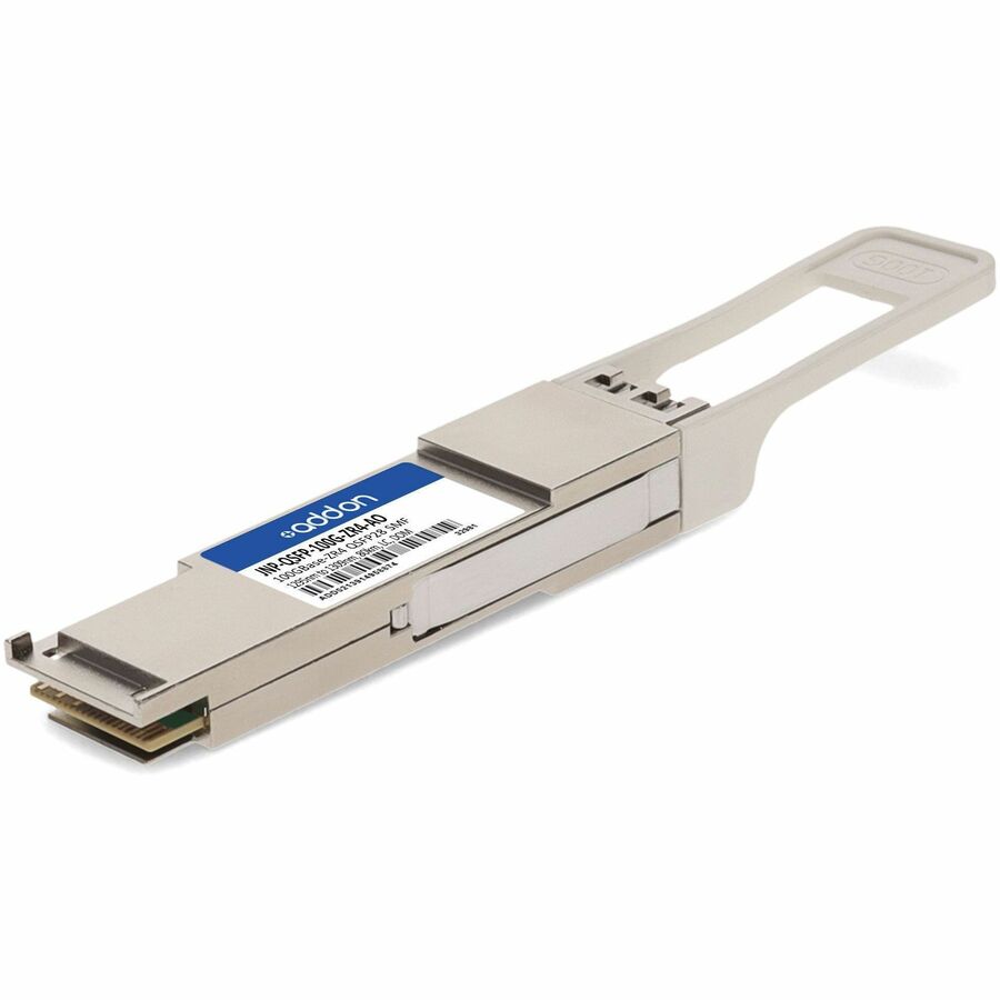 AddOn Juniper Networks&reg; JNP-QSFP-100G-ZR4 Compatible TAA 100GBase-ZR4 QSFP28 Transceiver (SMF, 1295nm to 1309nm, 80km, LC, DOM)