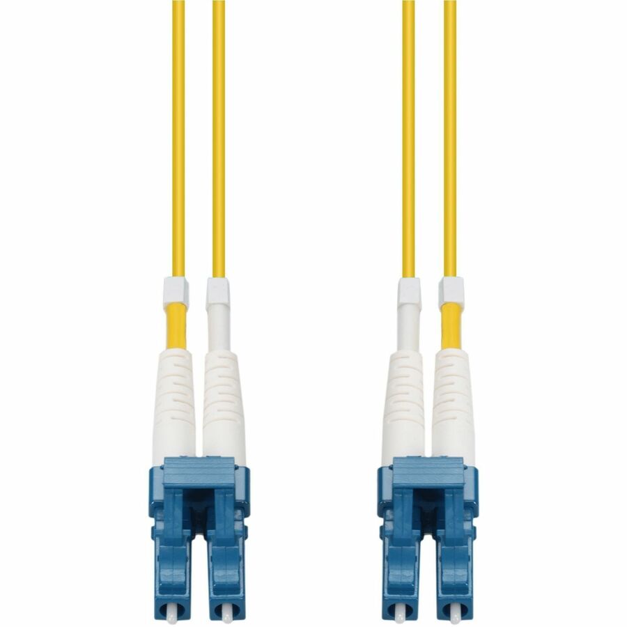 AddOn 95m LC to LC Yellow OS2 Duplex OFNR (Riser-Rated) SMF (Single Mode) Fiber Patch Cable, 9/125