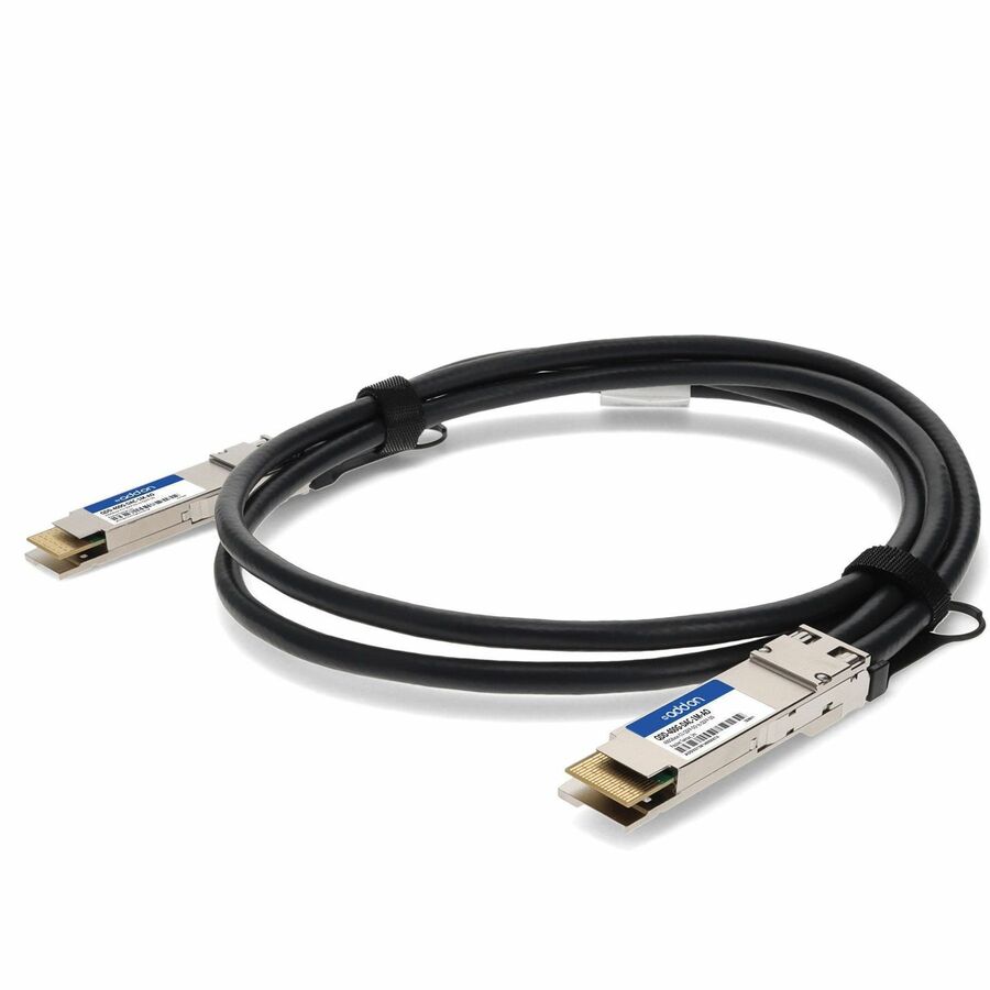 AddOn Juniper Networks QDD- 400G-DAC-1M Compatible TAA Compliant 400GBase-CU QSFP-DD to QSFP-DD PAM-4 Direct Attach Cable (Passive Twinax, 1m)