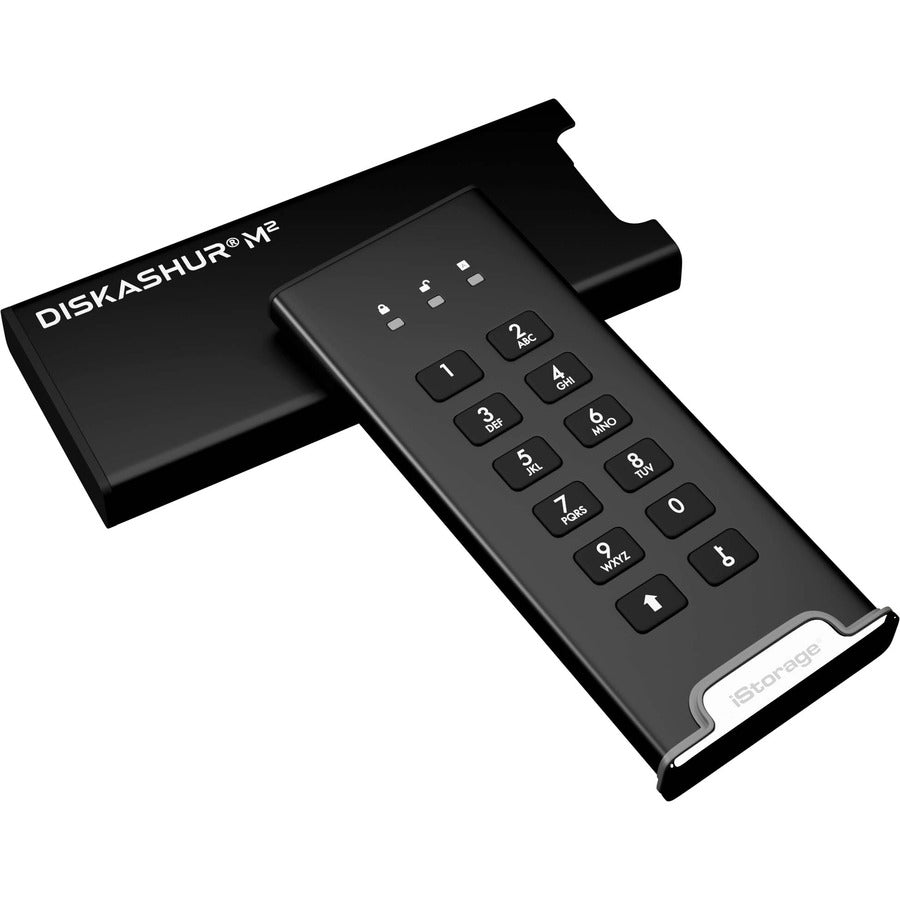 iStorage diskAshur M2 SSD 1 TB | Incorporated Common Criteria EAL 5+ | PIN protected | Dust/Water Resistant |TAA Compliant