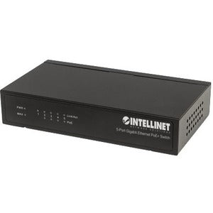 5-Port Gigabit Ethernet PoE+ Switch, 4 x PSE Ports, IEEE 802.3at/af Power over Ethernet (PoE+/PoE) Compliant, 60 W, Desktop